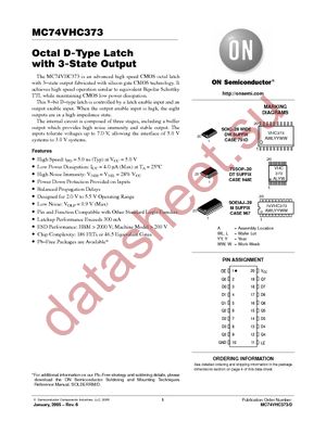 MC74VHC373DWR2 datasheet  